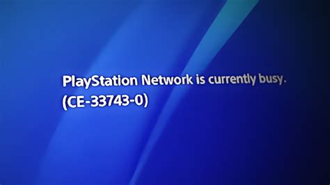 PlayStation Error CE